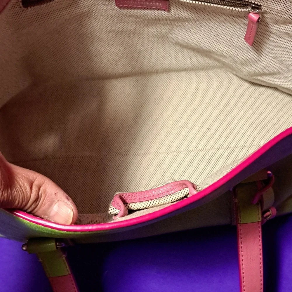 vintage Dooney & Bourke leather "Wicked" 💚shoulder Bag ST. PATRICKS DAY READY🍀 - Picture 9 of 16